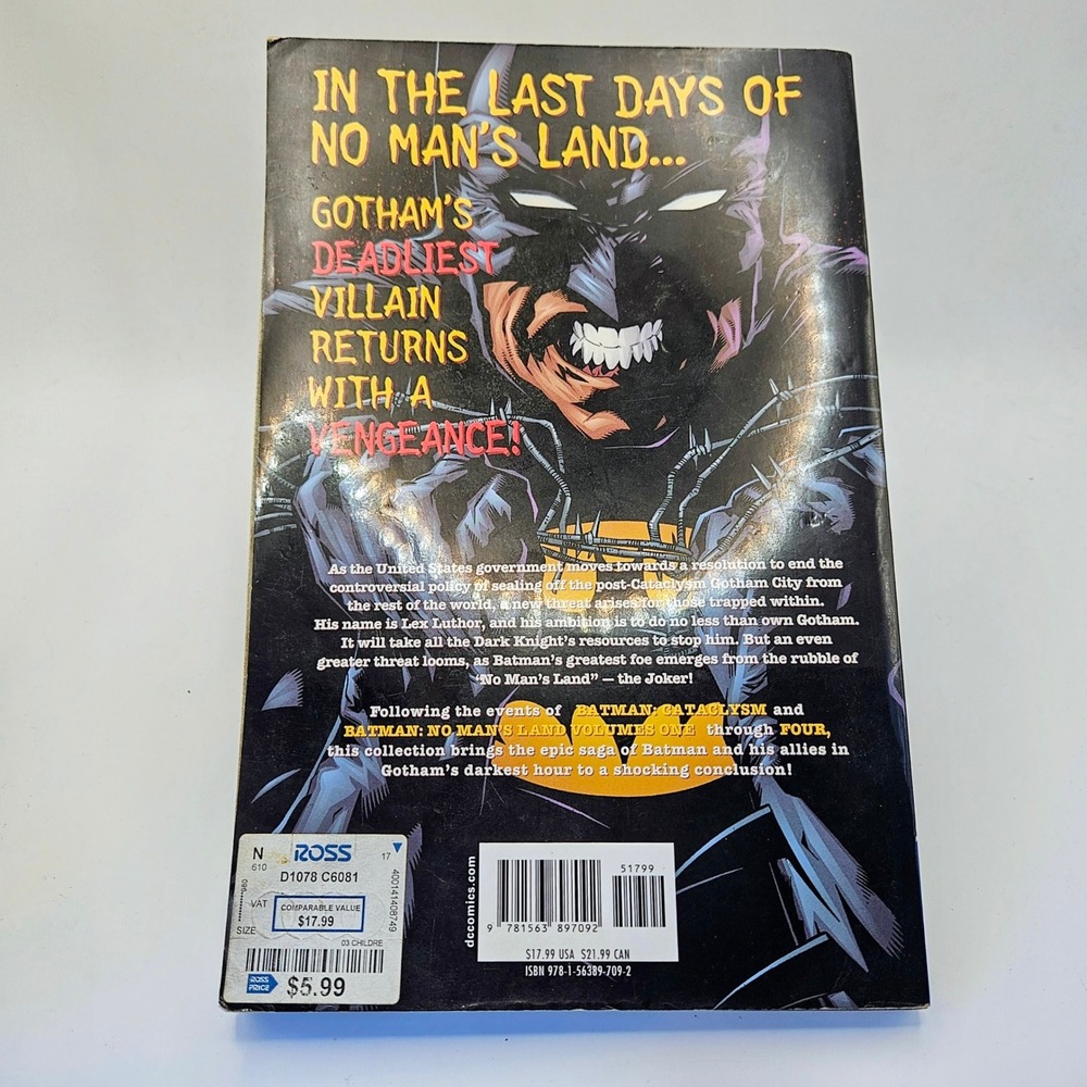 Batman No Mans Land Volume 5 TPB Graphic Novel DC Comics Trade Paperback Joker - Picture 2 of 7